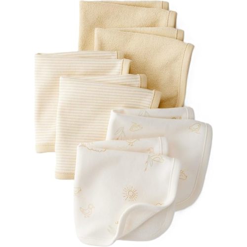 Carter's 6-Pack Washcloths (Ivory/Yellow)