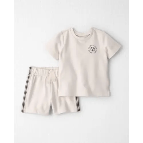 Baby 2-Piece Organic Cotton French Terry Top & Short Set - Little Planet | Carter's
