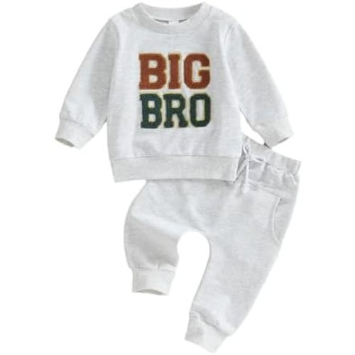 Big Brother Little Brother Big Sister Little Sister Matching Outfits Toddler Long Sleeve Sweatshirt Pants Fall Clothes