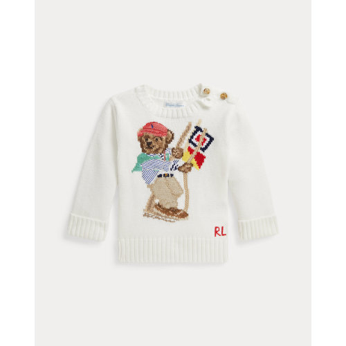 Polo Bear Cotton Sweater for Baby Boys | Ralph Lauren