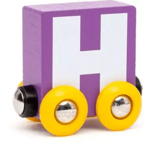 BRIO World Letter Train - H