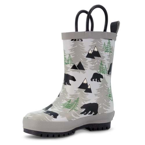 Kids Rubber Rain Boots | Bear for Boys and Girls | Jan & Jul