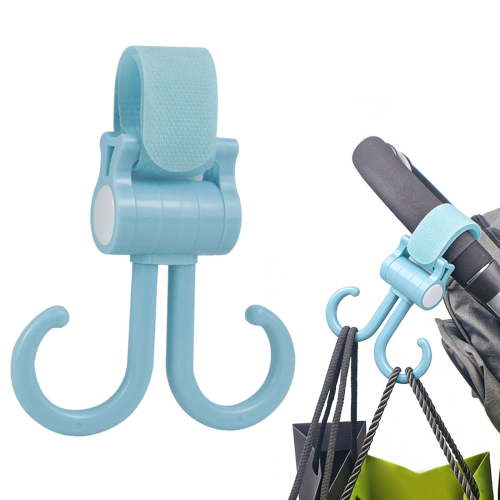 HWHCGZ Baby Stroller Hook Stroller Accessories Bag Hooks for Hangings Diaper Bags Purse Stroller,Blue
