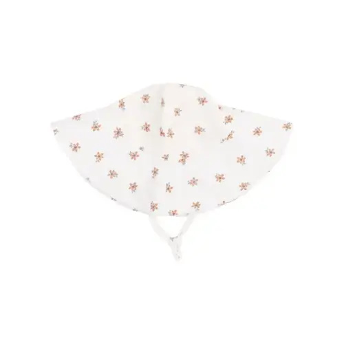 Wide Brim Sunhat - Bitty Blooms – 6-12 M