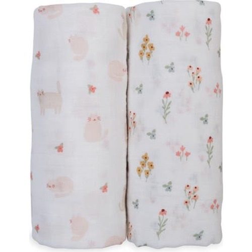 Cotton Muslin Swaddles 2 Pack, Large
