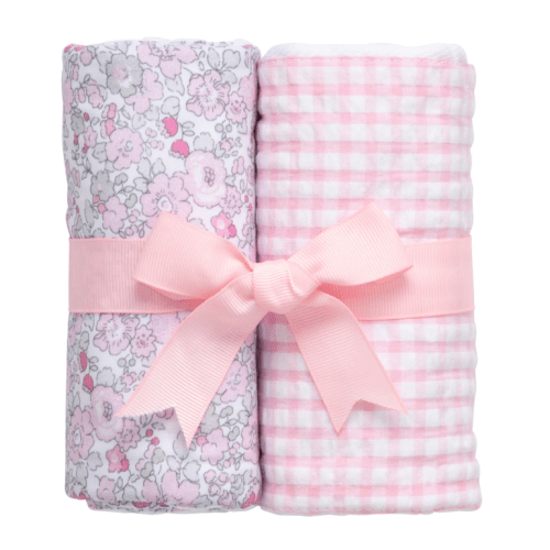 Elephant Set of Two Burps - Pink