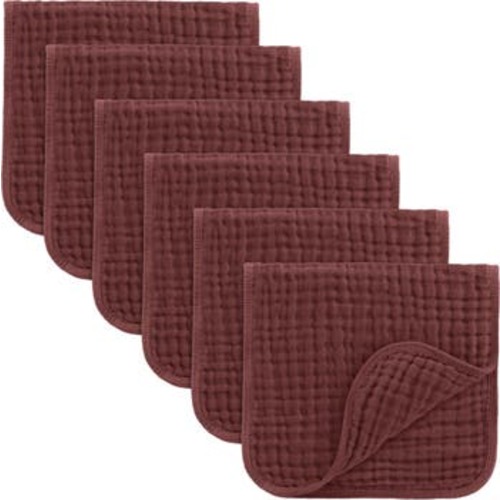 Muslin Burp Cloths - Pack of 6