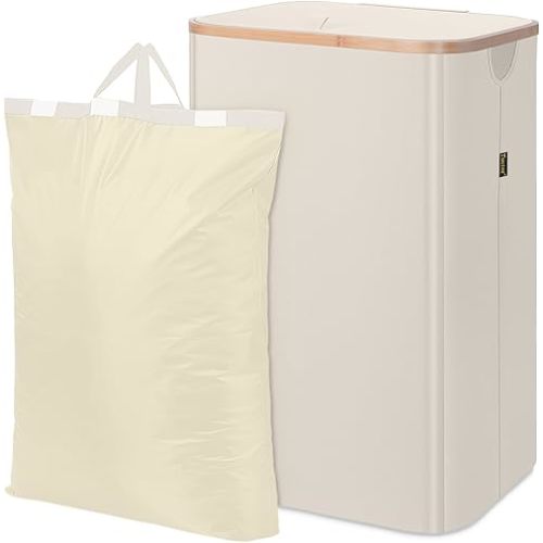 BALEINE 100L Laundry Hamper with Lid, Large Laundry Basket Bin
