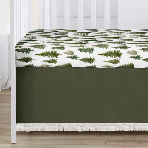 Sweet Jojo Designs Woodland Pine Tree 4 Piece Crib Bedding Set | Wayfair