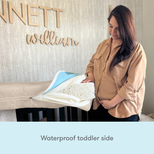 Waterproof Breathable Crib Mattress - Sandstone