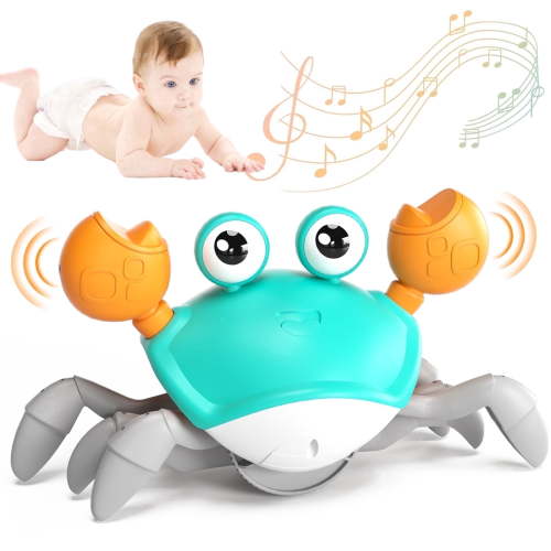 Crawling Crab Baby Toy 1 Year Old Boy Girl - Infant Tummy Time Toys Babies Learning Crawl 12-18 Walking Toddler 12 Months Old Baby Gifts