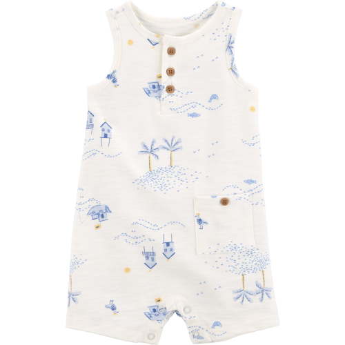 Carter's Child of Mine Baby Boy Romper, Sizes 0/3-24 Months