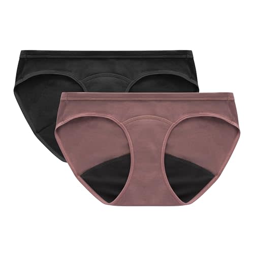 Hanes Women's Maternity Light Leak Hipster Underwear, Under the Belly, Pregnancy & Post Partum Panty, 2-pk