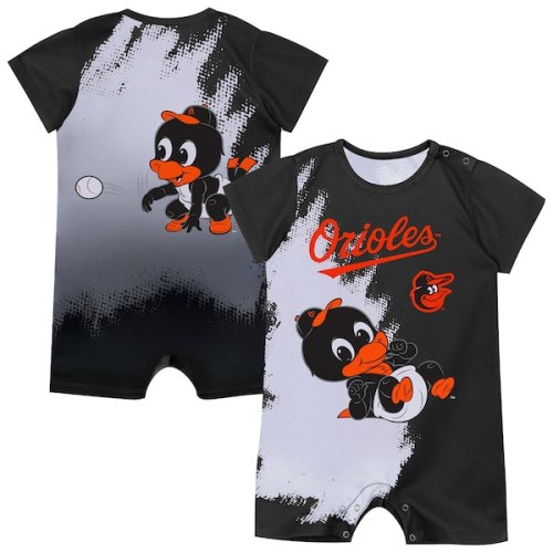 Infant Baltimore Orioles  Outerstuff Black Baby Mascot Bodysuit