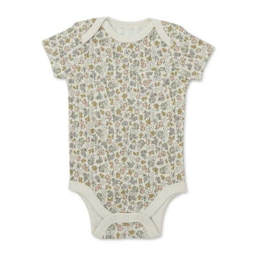 easy-peasy SOFTSEAMS Baby Short Sleeve Print Bodysuit, Sizes 0-24 Months