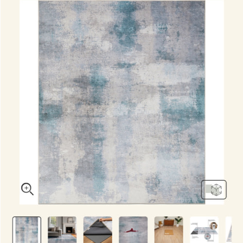 Petra - Sand/Sea - Washable Rug– Tumble
