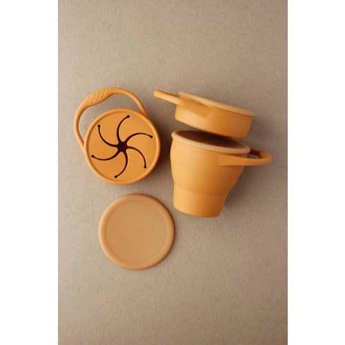 Foldable Snack Cup | Golden Ochre