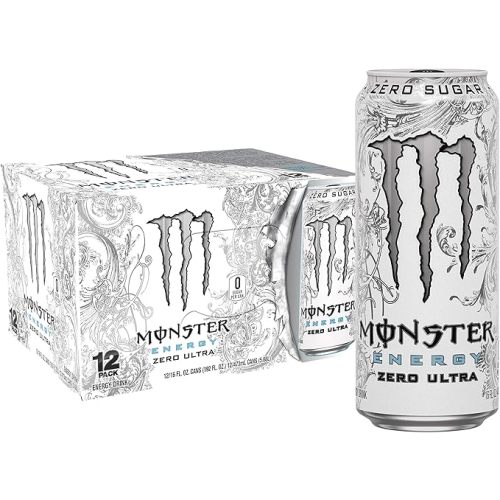 Monster Energy Zero Ultra, Sugar Free Energy Drink, 16 Ounce | Pack of 15