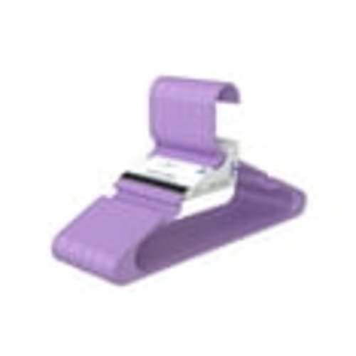 Mainstays Clothing Hangers, 18 Pack, Violet Bloom, Durable Plastic