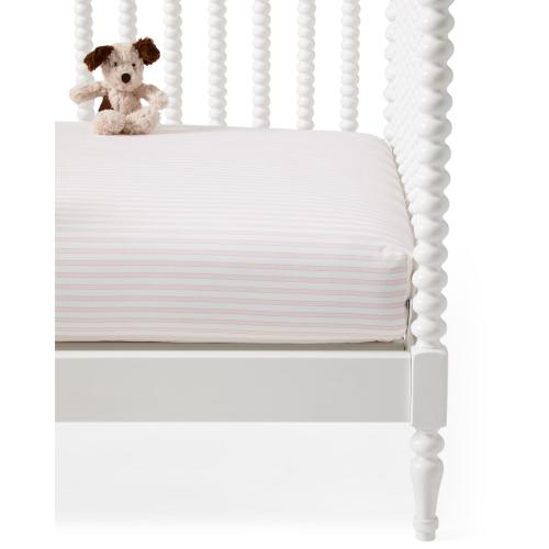 Oxford Stripe Crib Sheet