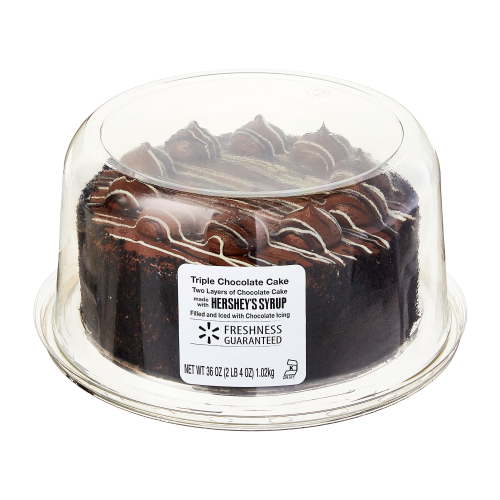 Freshness Guaranteed 7" Double Layer Chocolate Cake Made with Hershey's, 36 oz (Refrigerated Cake)