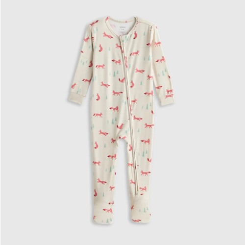 Bamboo Footie Pajama - Baby in Fox