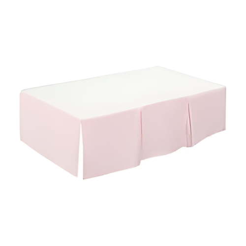 EVERYDAY KIDS Pink Pleated Crib Skirt