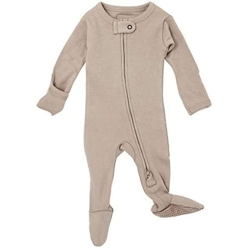 L'ovedbaby Unisex Baby Organic 2-Way Zipper Footie
