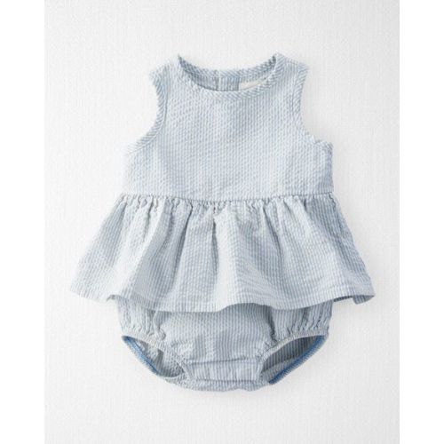 Baby Organic Cotton Seersucker Sunsuit - Little Planet | Carter's