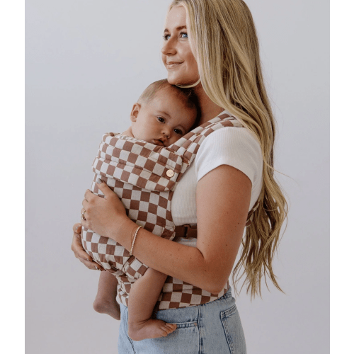 The Monarch Baby Carrier - Mocha Check – Mabē