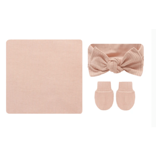 Audrey Ribbed Newborn Headband Bundle