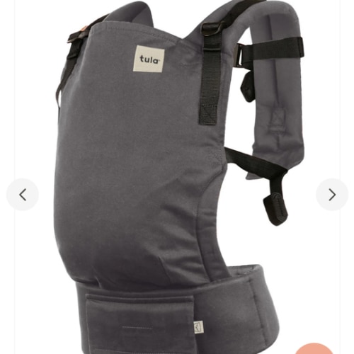 Graphite - Cotton Free-to-Grow Baby Carrier – Baby Tula US