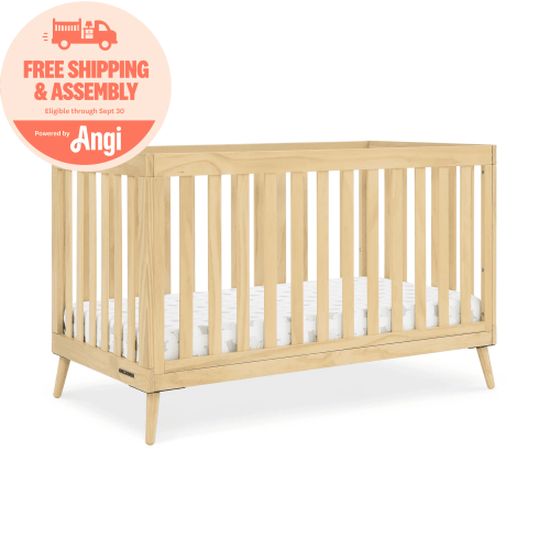 Delta Children Essex 4-in-1 Convertible Crib - Greenguard Gold Certified, Natural