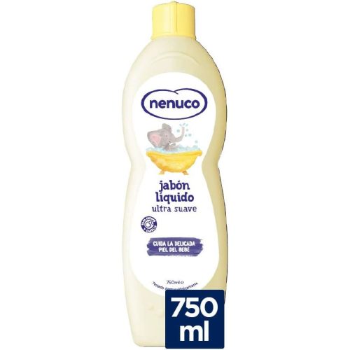Nenuco Jabón Líquido Ultra Suave, Vitamina E y Extracto de Aloe Ultra Soft Liquid Soap 750 ml