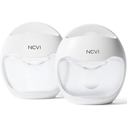NCVI Silicone Breast Milk Collector for Breastfeeding, Wearable Breast Shells for Night Use, Slim Detachable Manual Breastmilk Saver, BPA-Free Invisible Nursing Cups Fit in Regular Bra, 70ml