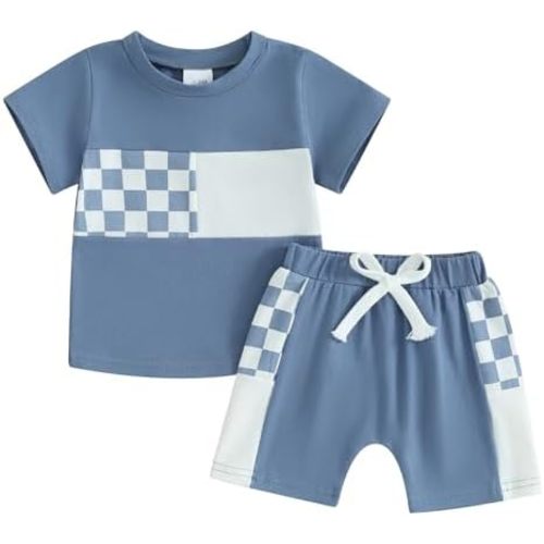 4th of July Baby Boy Outfit I Dig 4th of July Excavator Shirt Solid Shorts 2Pcs Toddler Boys Fourth of July Outfits