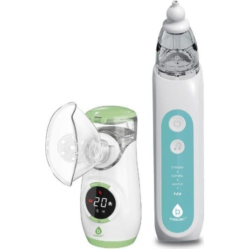 Mesh Nebulizer with Baby Nasal Aspirator - Complete Breathing & Relief Kit