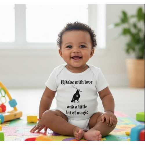 Made with magic baby onesie