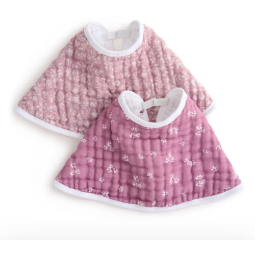 aden + anais Organic Cotton Muslin Oversized Burpy Bib in Heritage Floral