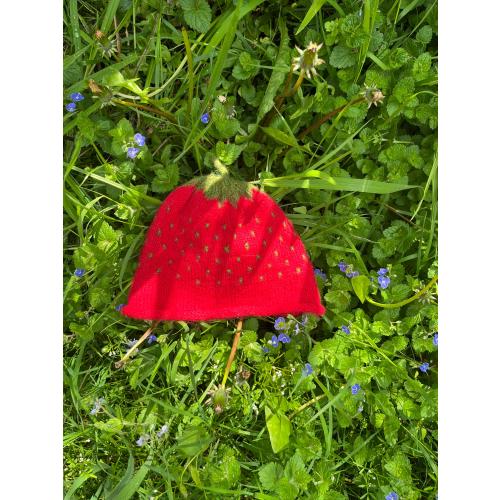 Strawberry Baby Hat