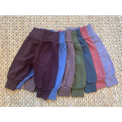 Organic Cotton baby pants - stretchy pants for little legs - soft baby pants