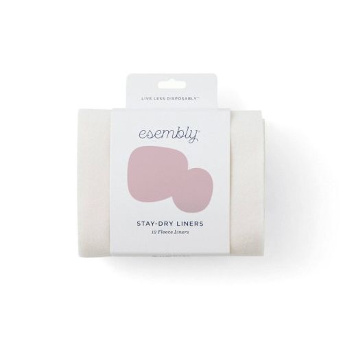 Esembly Stay-Dry Reusable Diaper Insert Liners - 12ct