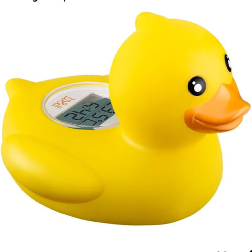 b&h Baby Thermometer, The Infant Baby Bath Floating Toy Safety Temperature Water Thermometer (Classic Duck)