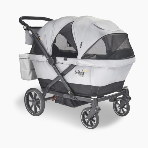 Larktale Caravan Coupe V2 Stroller Wagon - Gray/Black