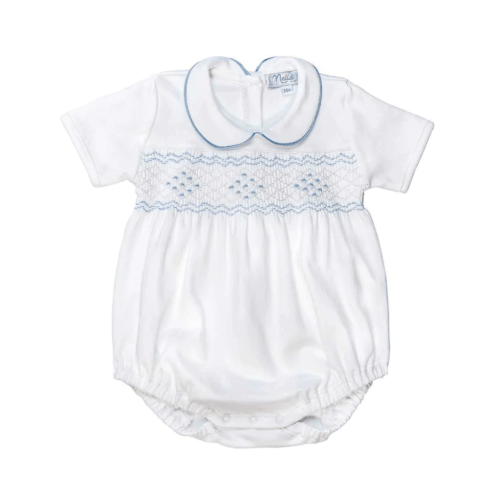 Smocked Collared Bubble