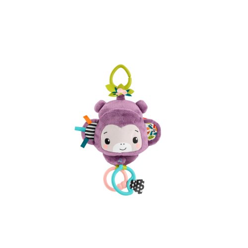 Fisher-Price® Sing n Go Purple Monkey Plush Baby Stroller Sensory Toy For Newborns | Canadian Tire