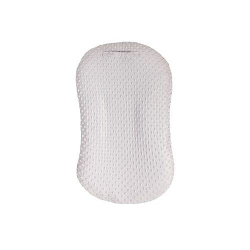 Mila Millie Water Resistant Removable Cover for Newborn Lounger | Minky Sensory Touch Slipcover for Baby Floor Seat | Premium Quality Soft Wipeable Fabric | Hypoallergenic (Fog)