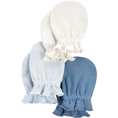 Carter's Baby Girls' 3-Pack Scratch Mittens Set