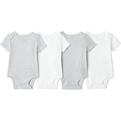 Amazon Essentials Unisex Babies' Short-Sleeve Bodysuits