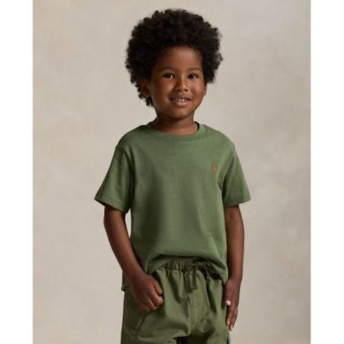 Toddler and Little Boys Cotton Jersey Crewneck T-Shirt